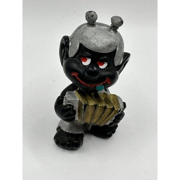 1975 Accordion Bully SNIK ASTROSNIKS Alien Black Silver Vintage RARE Germany - Picture 2 of 7